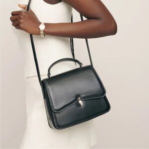 New- Reformation Small Monica Leather Crossbody Bag